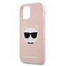 Karl Lagerfeld KLHCP12LSLCHLP iPhone12 Pro Max 6,7" hardcase jasno różowy/light pink Silicone Choupette na NearMe.pl