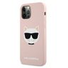 Karl Lagerfeld KLHCP12LSLCHLP iPhone12 Pro Max 6,7" hardcase jasno różowy/light pink Silicone Choupette na NearMe.pl