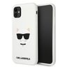 Karl Lagerfeld KLHCN61SLCHWH iPhone11 6,1" / Xr  hardcase biały/white Silicone Choupette na NearMe.pl