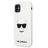 Karl Lagerfeld KLHCN61SLCHWH iPhone11 6,1" / Xr  hardcase biały/white Silicone Choupette na NearMe.pl