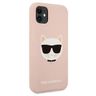 Karl Lagerfeld KLHCN61SLCHLP iPhone11 6,1" / Xr hardcase jasno różowy/light pink Silicone Choupette na NearMe.pl