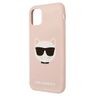 Karl Lagerfeld KLHCN61SLCHLP iPhone11 6,1" / Xr hardcase jasno różowy/light pink Silicone Choupette na NearMe.pl