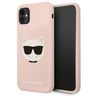 Karl Lagerfeld KLHCN61SLCHLP iPhone11 6,1" / Xr hardcase jasno różowy/light pink Silicone Choupette na NearMe.pl