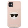 Karl Lagerfeld KLHCN61SLCHLP iPhone11 6,1" / Xr hardcase jasno różowy/light pink Silicone Choupette na NearMe.pl