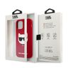 Karl Lagerfeld KLHCP12LSLCHRE iPhone12 Pro Max 6,7" hardcase czerwony/red Silicone Choupette na NearMe.pl