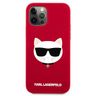 Karl Lagerfeld KLHCP12LSLCHRE iPhone12 Pro Max 6,7" hardcase czerwony/red Silicone Choupette na NearMe.pl
