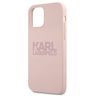 Karl Lagerfeld KLHCP12LSTKLTLP iPhone12 Pro Max 6,7" Silicone Stack Logo różowy/pink na NearMe.pl