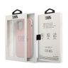Karl Lagerfeld KLHCP12LSTKLTLP iPhone12 Pro Max 6,7" Silicone Stack Logo różowy/pink na NearMe.pl