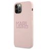 Karl Lagerfeld KLHCP12LSTKLTLP iPhone12 Pro Max 6,7" Silicone Stack Logo różowy/pink na NearMe.pl