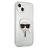 Karl Lagerfeld KLHCP13MKHTUGLS iPhone 13/ 14 / 15 6,1" srebrny/silver hardcase Glitter Karl`s Head na NearMe.pl