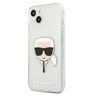 Karl Lagerfeld KLHCP13MKHTUGLS iPhone 13/ 14 / 15 6,1" srebrny/silver hardcase Glitter Karl`s Head na NearMe.pl