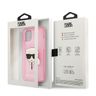 Karl Lagerfeld KLHCP13MKHTUGLP iPhone 13/ 14 / 15 6,1" różowy/pink hardcase Glitter Karl`s Head na NearMe.pl