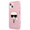 Karl Lagerfeld KLHCP13MKHTUGLP iPhone 13/ 14 / 15 6,1" różowy/pink hardcase Glitter Karl`s Head na NearMe.pl