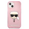 Karl Lagerfeld KLHCP13MKHTUGLP iPhone 13/ 14 / 15 6,1" różowy/pink hardcase Glitter Karl`s Head na NearMe.pl
