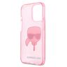 Karl Lagerfeld KLHCP13XKHTUGLP iPhone 13Pro Max 6,7" różowy/pink hardcase Glitter Karl`s Head na NearMe.pl