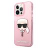 Karl Lagerfeld KLHCP13XKHTUGLP iPhone 13Pro Max 6,7" różowy/pink hardcase Glitter Karl`s Head na NearMe.pl