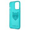 Karl Lagerfeld KLHCP13LCHTRB iPhone 13Pro / 13 6,1" niebieski/blue hardcase Glitter Choupette Fluo na NearMe.pl