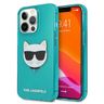 Karl Lagerfeld KLHCP13LCHTRB iPhone 13Pro / 13 6,1" niebieski/blue hardcase Glitter Choupette Fluo na NearMe.pl