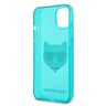 Karl Lagerfeld KLHCP13MCHTRB iPhone 13/ 14 / 15 6,1" niebieski/blue hardcase Glitter Choupette Fluo na NearMe.pl