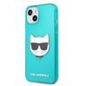 Karl Lagerfeld KLHCP13MCHTRB iPhone 13/ 14 / 15 6,1" niebieski/blue hardcase Glitter Choupette Fluo na NearMe.pl