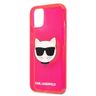 Karl Lagerfeld KLHCP13SCHTRP iPhone 13mini 5,4" różowy/pink hardcase Glitter Choupette Fluo na NearMe.pl