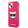 Karl Lagerfeld KLHCP13SCHTRP iPhone 13mini 5,4" różowy/pink hardcase Glitter Choupette Fluo na NearMe.pl