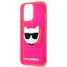 Karl Lagerfeld KLHCP13XCHTRP iPhone 13Pro Max 6,7" różowy/pink hardcase Glitter Choupette Fluo na NearMe.pl