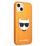 Karl Lagerfeld KLHCP13MCHTRO iPhone 13/ 14 / 15 6,1" pomarańczowy/orange hardcase Glitter Choupette Fluo na NearMe.pl