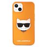 Karl Lagerfeld KLHCP13MCHTRO iPhone 13/ 14 / 15 6,1" pomarańczowy/orange hardcase Glitter Choupette Fluo na NearMe.pl