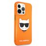 Karl Lagerfeld KLHCP13LCHTRO iPhone 13Pro / 13 6,1" pomarańczowy/orange hardcase Glitter Choupette Fluo na NearMe.pl