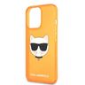 Karl Lagerfeld KLHCP13LCHTRO iPhone 13Pro / 13 6,1" pomarańczowy/orange hardcase Glitter Choupette Fluo na NearMe.pl
