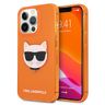 Karl Lagerfeld KLHCP13LCHTRO iPhone 13Pro / 13 6,1" pomarańczowy/orange hardcase Glitter Choupette Fluo na NearMe.pl