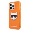 Karl Lagerfeld KLHCP13LCHTRO iPhone 13Pro / 13 6,1" pomarańczowy/orange hardcase Glitter Choupette Fluo na NearMe.pl