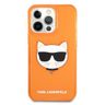 Karl Lagerfeld KLHCP13LCHTRO iPhone 13Pro / 13 6,1" pomarańczowy/orange hardcase Glitter Choupette Fluo na NearMe.pl