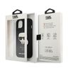 Karl Lagerfeld KLHCP13SOKPK iPhone 13 mini 5,4" czarny/black hardcase Saffiano Ikonik Karl`s Patch na NearMe.pl