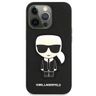 Karl Lagerfeld KLHCP13XOKPK iPhone 13Pro Max 6,7" czarny/black hardcase Saffiano Ikonik Karl`s Patch na NearMe.pl