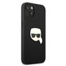 Karl Lagerfeld KLHCP13SPKMK iPhone 13mini 5,4" czarny/black hardcase Leather Ikonik Karl`s Head Metal na NearMe.pl