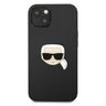 Karl Lagerfeld KLHCP13SPKMK iPhone 13mini 5,4" czarny/black hardcase Leather Ikonik Karl`s Head Metal na NearMe.pl