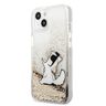 Karl Lagerfeld KLHCP13SGCFD iPhone 13mini 5,4" złoty/gold hardcase Liquid Glitter Choupette Fun na NearMe.pl