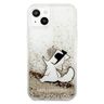 Karl Lagerfeld KLHCP13SGCFD iPhone 13mini 5,4" złoty/gold hardcase Liquid Glitter Choupette Fun na NearMe.pl