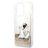 Karl Lagerfeld KLHCP13XGCFD iPhone 13Pro Max 6,7" złoty/gold hardcase Liquid Glitter Choupette Fun na NearMe.pl
