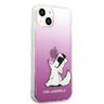 Karl Lagerfeld KLHCP13MCFNRCPI iPhone 13/ 14 / 15 6,1" hardcase różowy/pink Choupette Fun na NearMe.pl