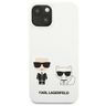 Karl Lagerfeld KLHCP13MSSKCW iPhone 13/ 14 / 15 6,1" hardcase biały/white Silicone Karl & Choupette na NearMe.pl