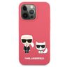 Karl Lagerfeld KLHCP13LSSKCP iPhone 13Pro / 13 6,1" hardcase różowy/pink Silicone Karl & Choupette na NearMe.pl