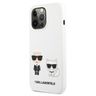 Karl Lagerfeld KLHCP13XSSKCW iPhone 13Pro Max 6,7" hardcase biały/white Silicone Karl & Choupette na NearMe.pl