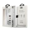 Karl Lagerfeld KLHCP13MKICGLS iPhone 13/ 14 / 15 6,1" srebrny/silver hardcase Liquid Glitter Karl&Choupette Head na NearMe.pl