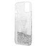 Karl Lagerfeld KLHCP13SKICGLS iPhone 13 mini 5,4" srebrny/silver hardcase Liquid Glitter Karl&Choupette Head na NearMe.pl