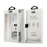 Karl Lagerfeld KLHCP13LKICGLS iPhone 13Pro / 13 6,1" srebrny/silver hardcase Liquid Glitter Karl&Choupette Head na NearMe.pl
