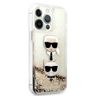 Karl Lagerfeld KLHCP13XKICGLD iPhone 13Pro Max 6,7" złoty/gold hardcase Liquid Glitter Karl&Choupette Head na NearMe.pl