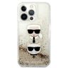 Karl Lagerfeld KLHCP13XKICGLD iPhone 13Pro Max 6,7" złoty/gold hardcase Liquid Glitter Karl&Choupette Head na NearMe.pl